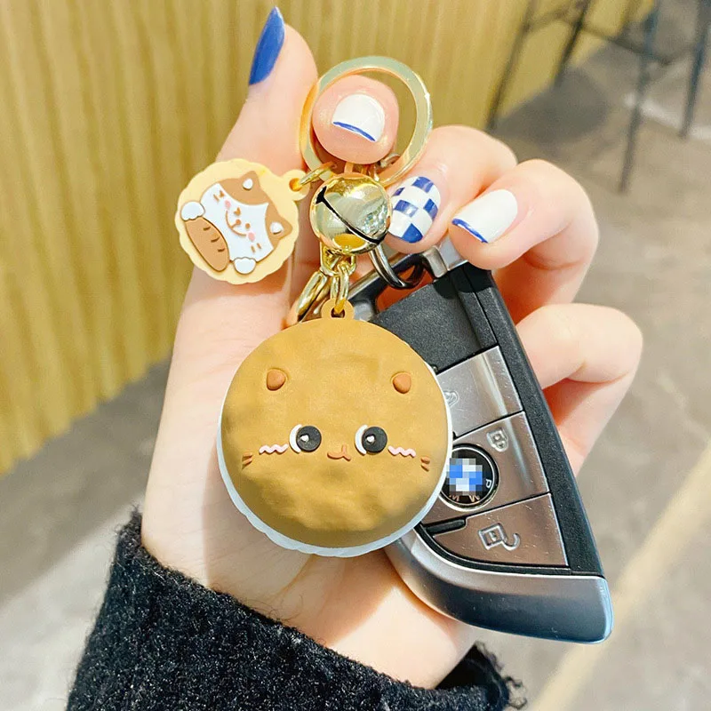 Новинка 2022 мультяшный милый клейкий рисовый кролик модный брелок крутая парная