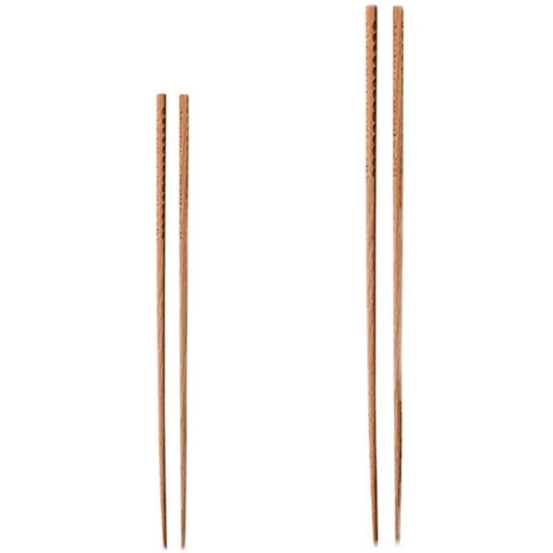 Super Long Chopsticks Wooden Chopsticks Extra Long Beech Wooden Noodles Kitchen Cooking Frying Chopsticks for Home Kitchen Tool images - 6