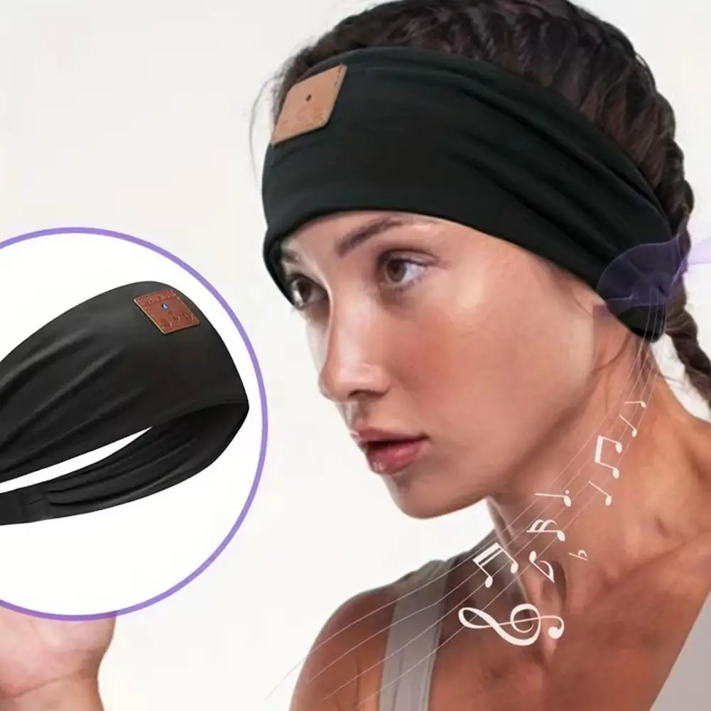 Наушники Bluetooth-совместимые спортивные бандана Бохо головная повязка наушники HD