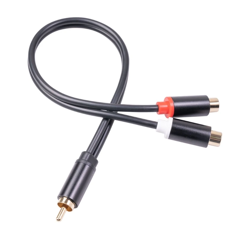 

Y Adapter 1 RCA (Male) to 2 RCA (Female) Stereo Y Adapter Subwoofer Cable 1 Male to 2 Female Y Splitter Dropship
