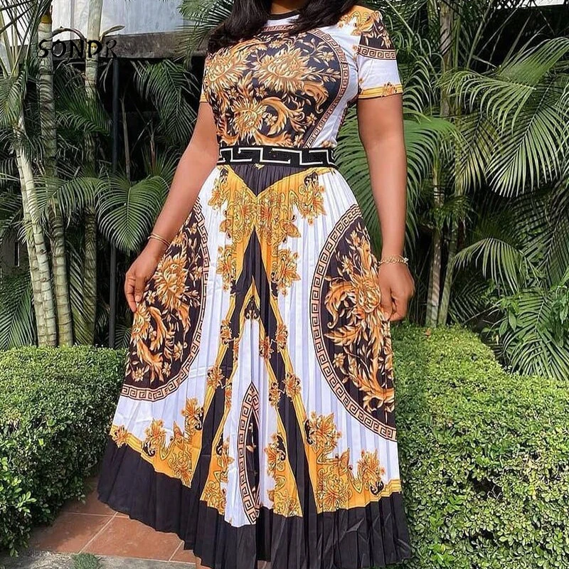 

2022 Spring Free High-end Elegant Solid Chiffon Dress Full Sleeve Bow Women's High Waist A-Line Maxi Summer Dress for Women