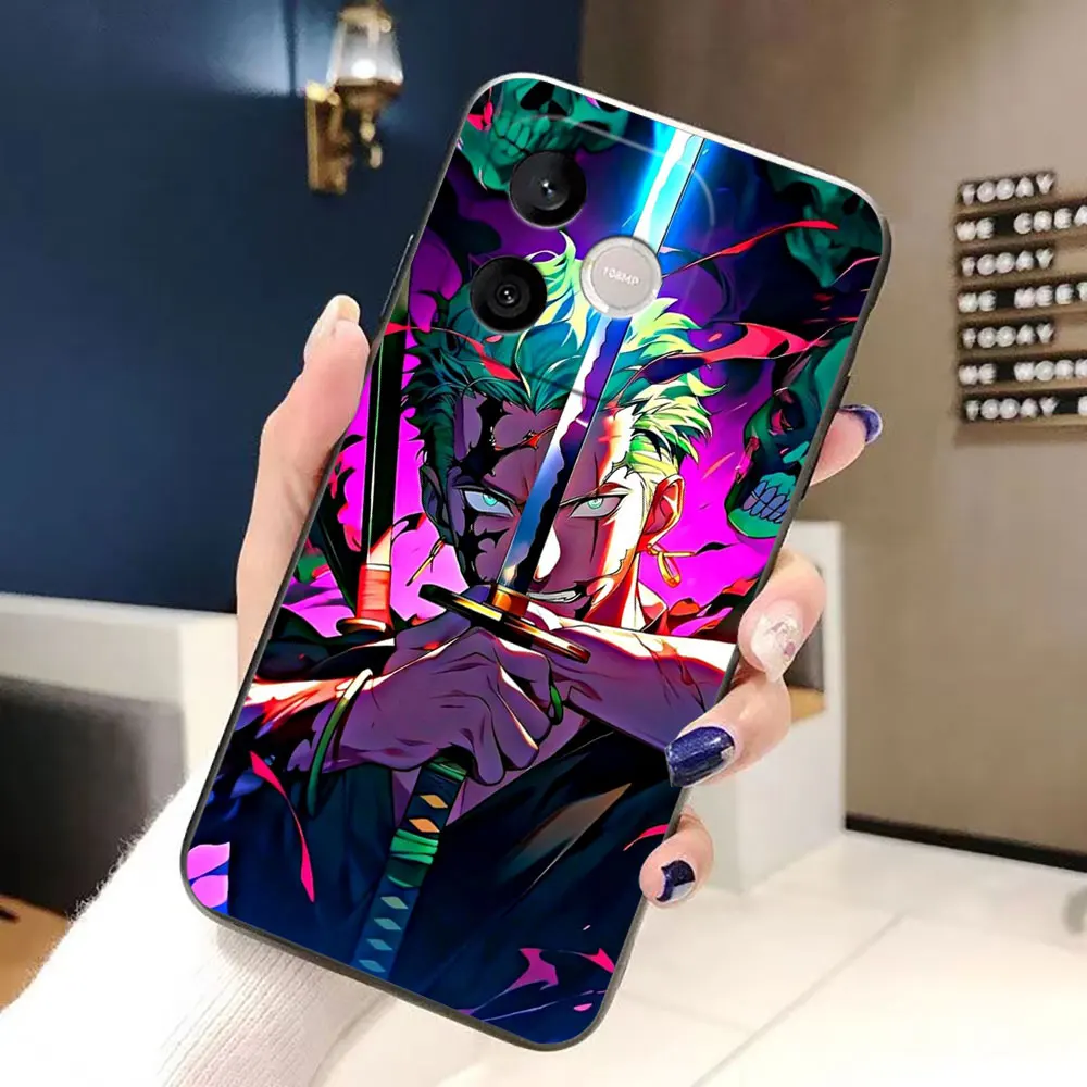 Фото Чехол для телефона с изображением Зоро из мультфильма One Piece для HUAWEI NOVA 3I 7I 8I HONOR 600 400 90 X6B X6D X7A X7B X7D X8 X8B X9 X9B X9D X9A №2
