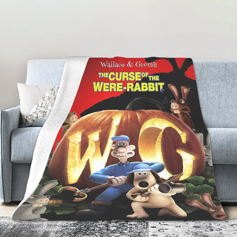 Одеяла для дивана на зиму теплые D-Wallaces D-Gromits постельное белье из микрофибры