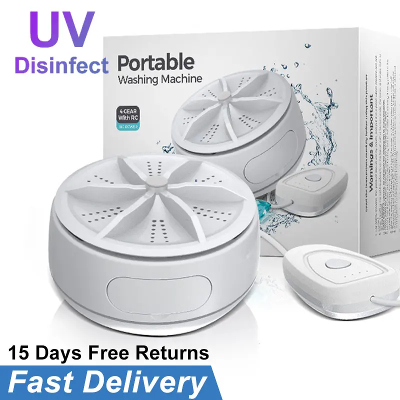 Портативная стиральная машина ультразвуковая турбо мини детская одежда носок