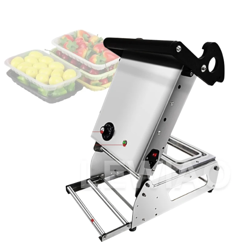 

Table Top Manual Tray Sealer Packaging Machine For Fast Shop