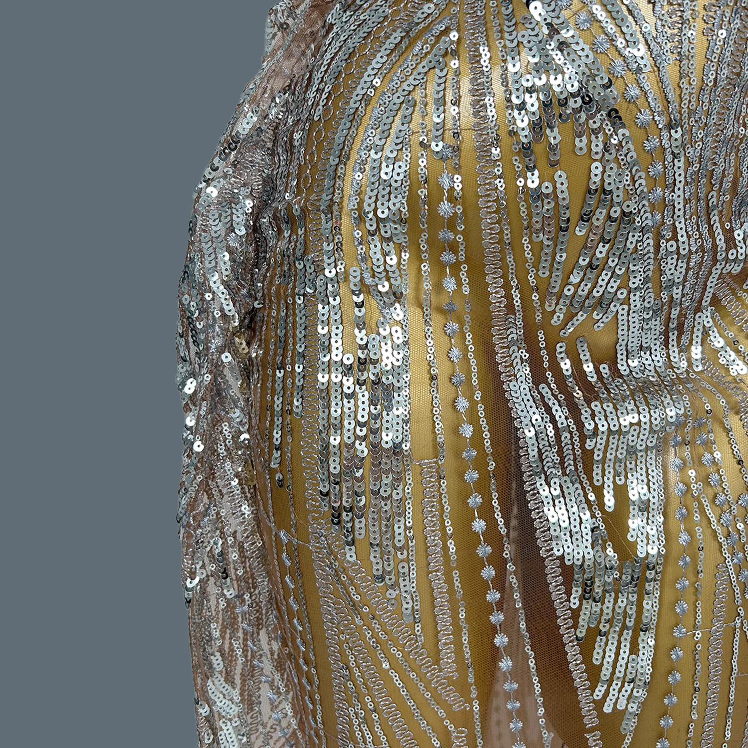 Новинка 2024 серебряное блестящее женское платье без бретелек со стразами длинное