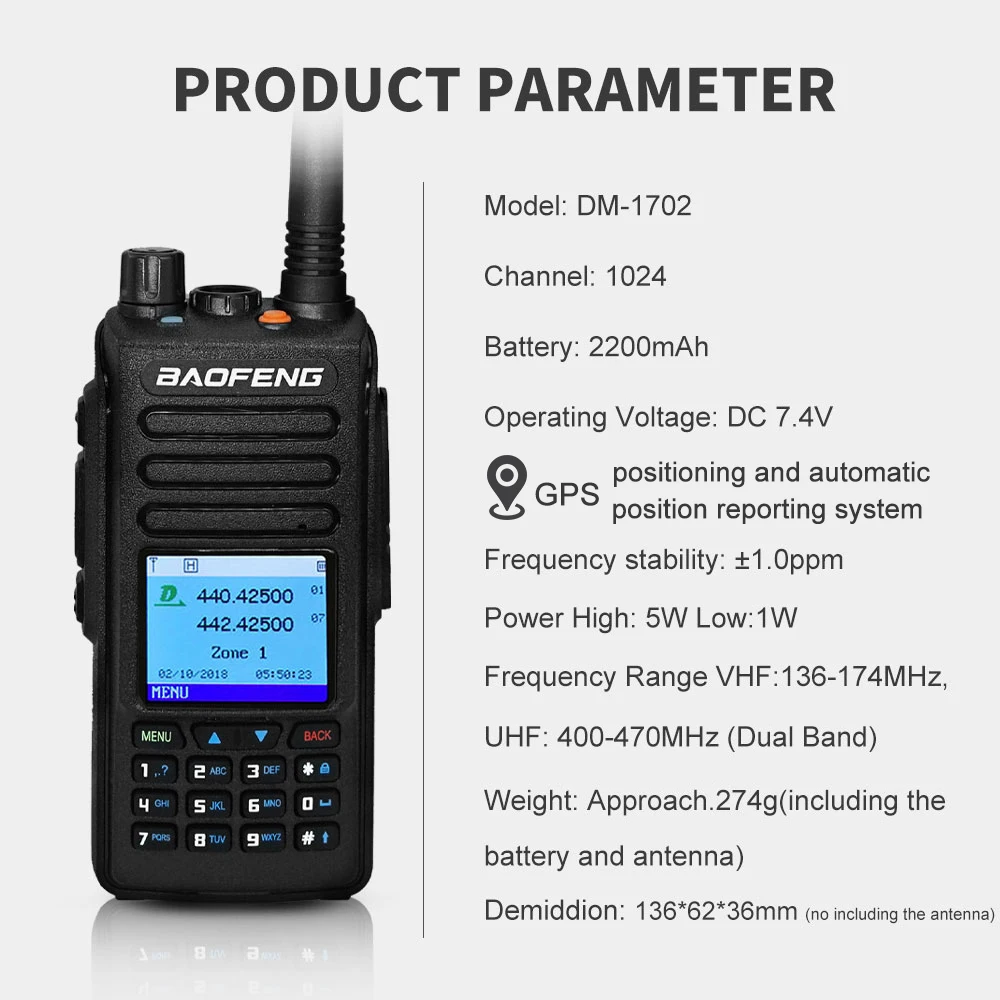 Baofeng dm 1702. Baofeng dm 1702
