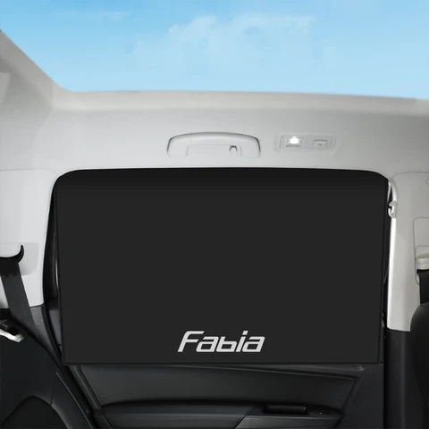 Для Skoda Fabia 1 2 3 MK1 MK2 MK3 6Y ac 6Y2 6Y3 6Y5 NJ Магнитный солнцезащитный козырек на боковое окно автомобиля, авто передний и задний черный солнцезащитный козырек