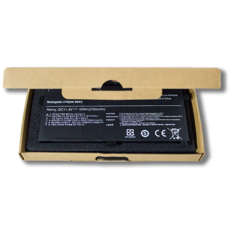 Фото В наличии Новая сменная батарея AA-PBVN3AB 11.4V 43Wh для ноутбуков SAMSUNG NP510R5E 370R3E/4E450R5V NP450R4E NP470R5E №5