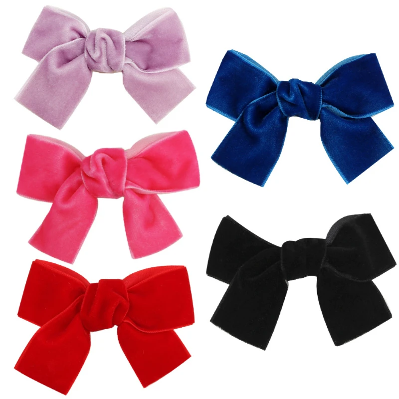 

5Pcs/set Valentine's Day Hair Pins Hair Accessories For Girls Bowknot Hair Clip Top Head Ponytail Hairpin School Party Hairgrip
