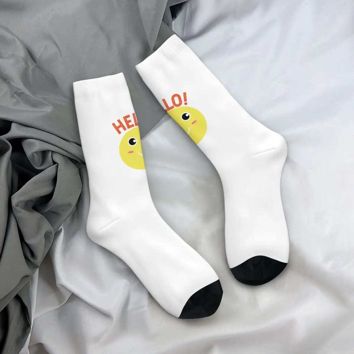 

Милые носки Smile премиум-класса, носки средней длины для подростков, большие современные носки из химического волокна для скалолазания