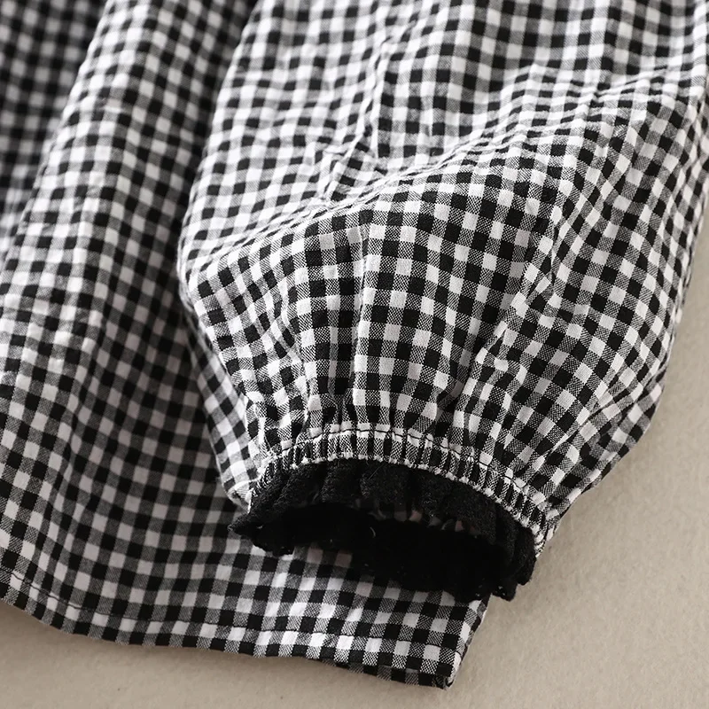 Весенняя новая рубашка с воротником в японском стиле женская элегантная милая