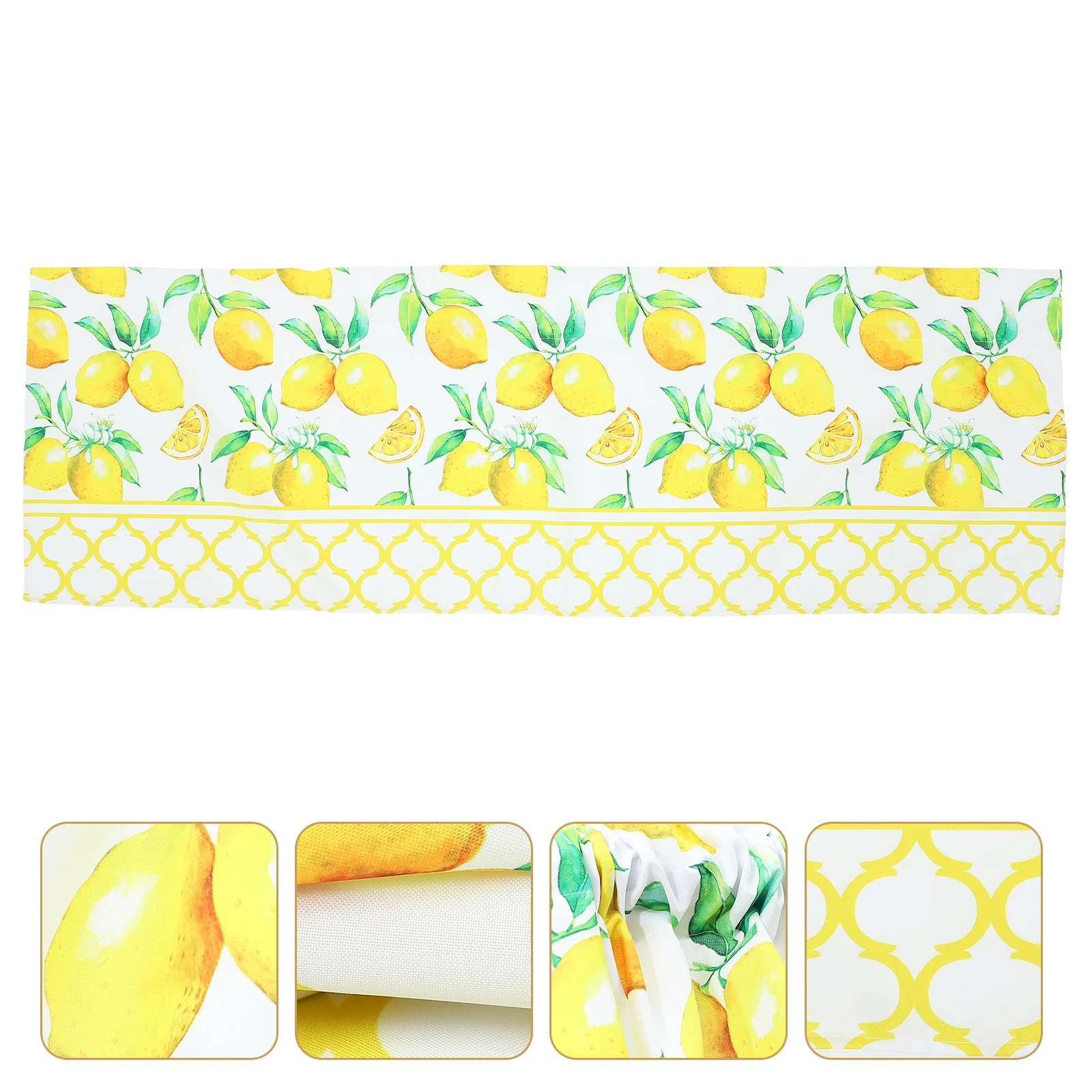 

Window Curtain Lemon Kitchenvalances Valance Curtains Decorations Short Drape Windows Room Darkening Treatment Valences Tier