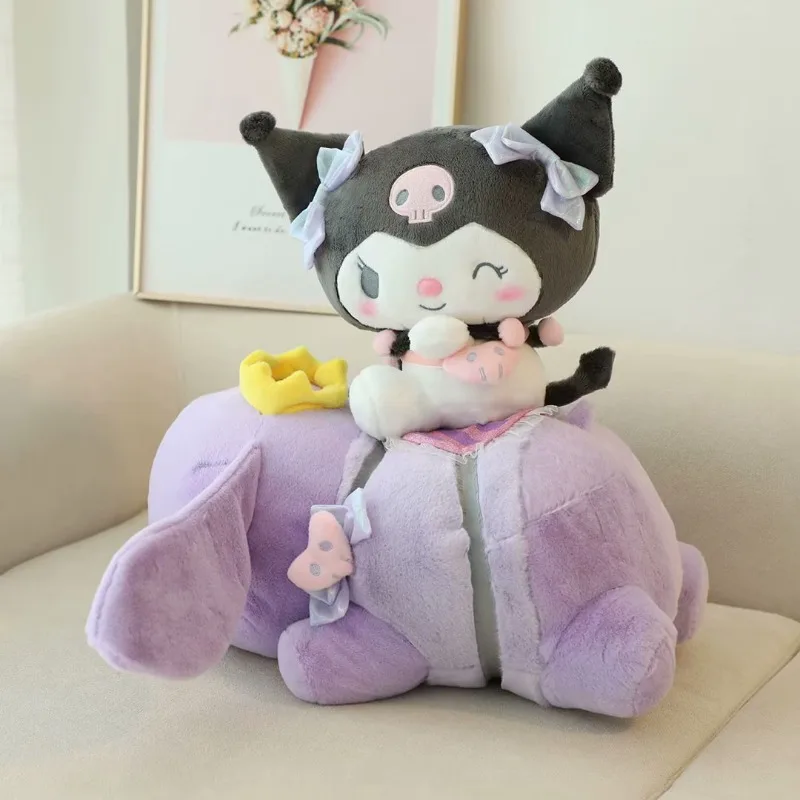 

Аниме мультфильм милый Sanrio Kuromi демон Баку Кукла Плюшевая Игрушка милая кукла Kuromi аниме периферийная девушка Ragdoll подарок