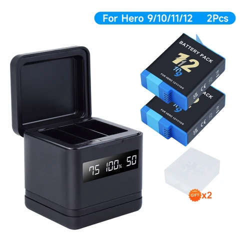 Аккумулятор 2000 мАч для GoPro Hero 10, PALO