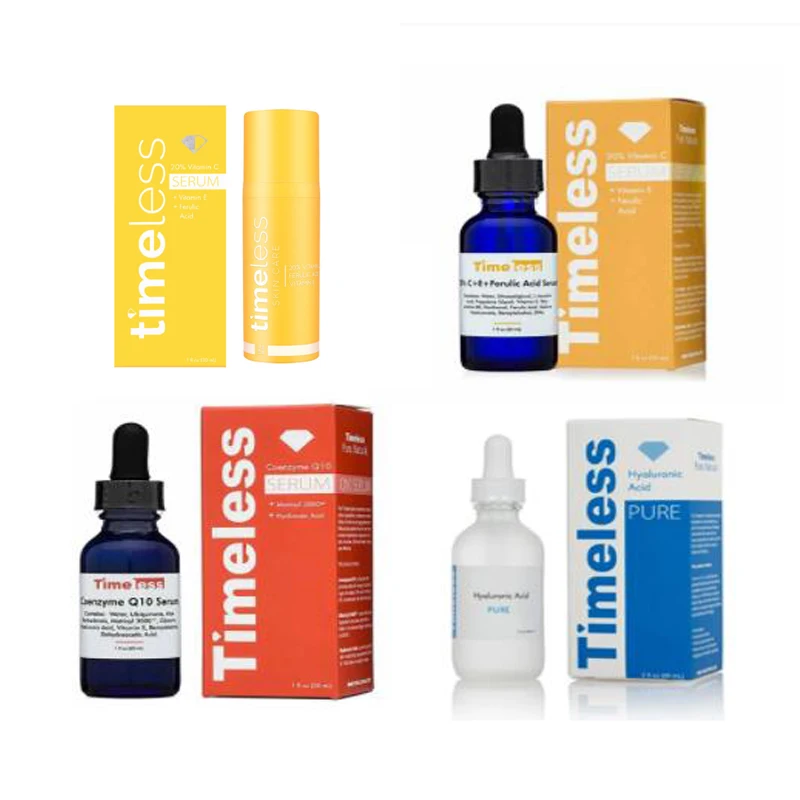 

Timeless Serum Hyaluronic 20% VITAMIN C + E Ferulic Acid Serum 1 OZ Antioxidant Whitening Face CEF Serum Anti Wrinkle Vitam B5