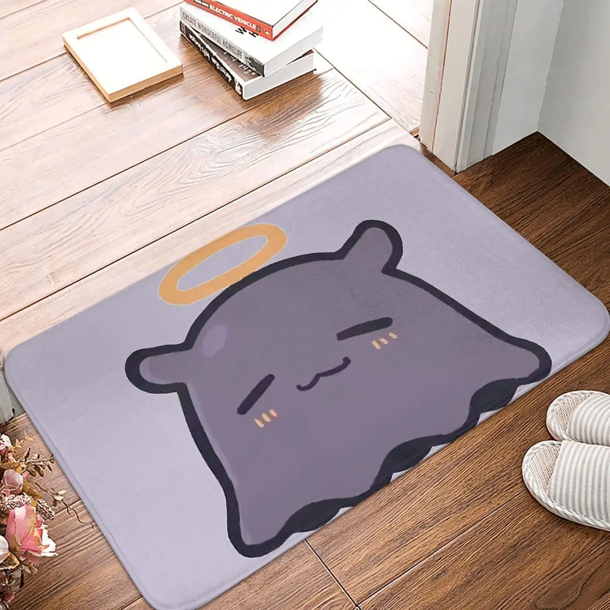 

Hololive Virtual Host Group Box Non-slip Doormat Takodachi Tako Living Room Kitchen Mat Outdoor Carpet Home Modern Decor