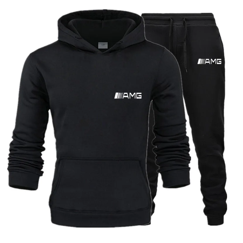 

Men's Sets Casual Hooded Jackets Fashion Male Set Warm Tracksuit Sportswear Hoodies+Pants Sets Coat Jacket Men Long Sweatshirt