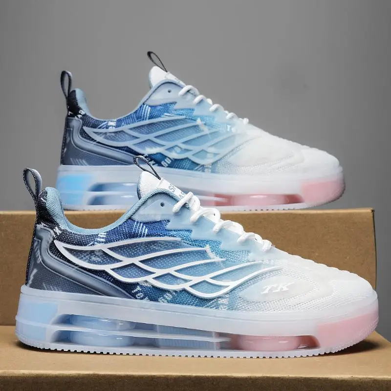 

Spring 2022 New Breathable White Shoes Men's Korean-Style Fashionable Student Casual Men's Platform Sports Board Shoes