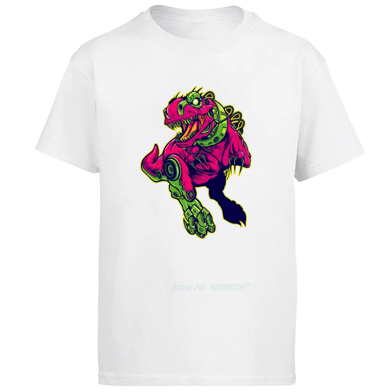 

Comic dinosaur graphic t shirts O-neck T-shirt cute oversize t-shirts short sleeve t-shirts Harajuku Streetwear Men's clothing