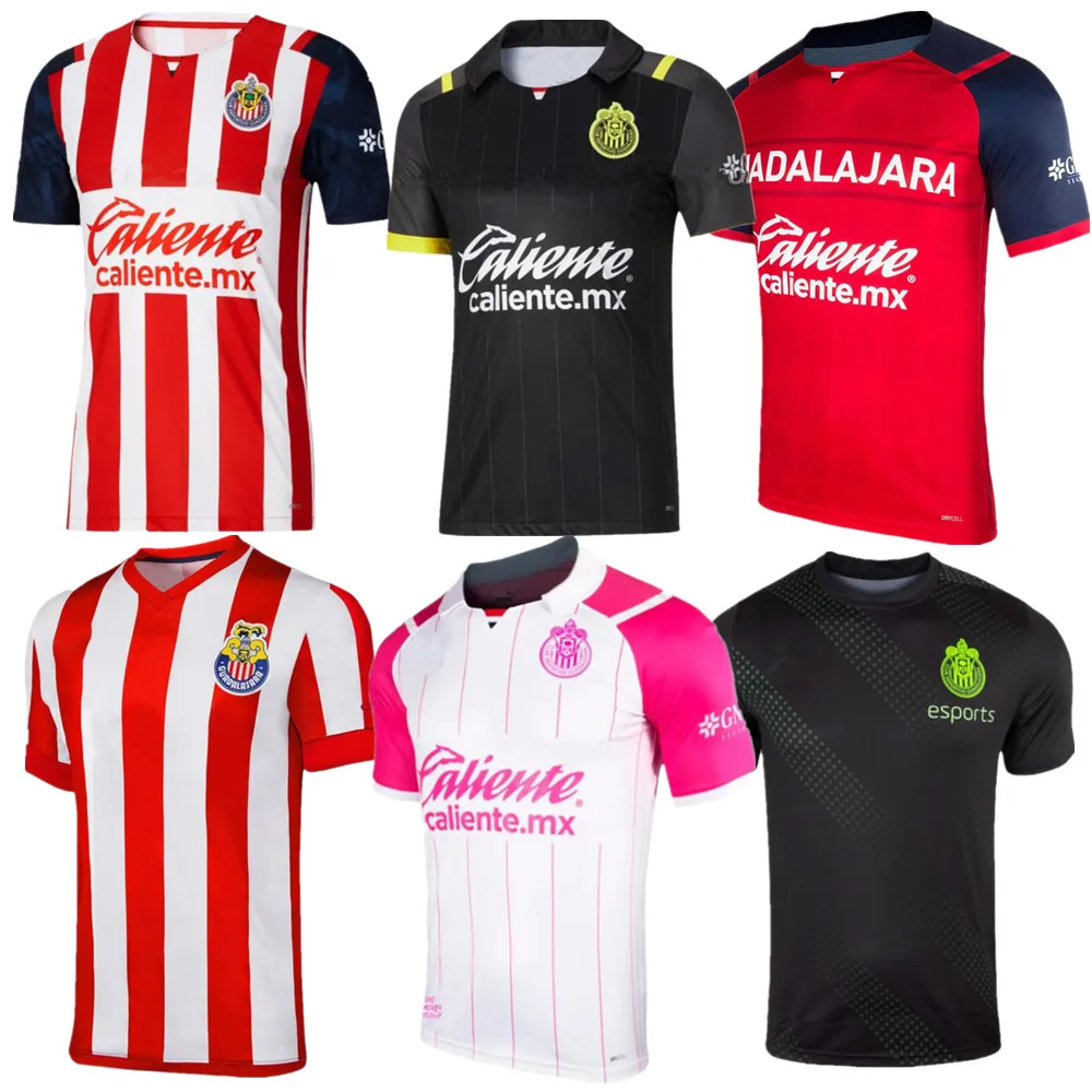 

2022 Chivas Guadalajara Home Away Third Soccer Jerseys Special 21 22 Breast Cancer Pink 115TH Camiseta de Futbol Football Shirts