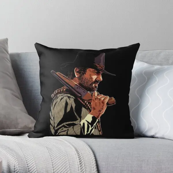 

Arthur Morgan Printing Throw Pillow Cover Wedding Case Comfort Home Decor Bedroom Fashion Fashion Anime Pillows not include