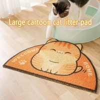 large cat litter mat sand control anti bring out cat cage foot pad anti splash sand pet placemat cat anti jamming feet
