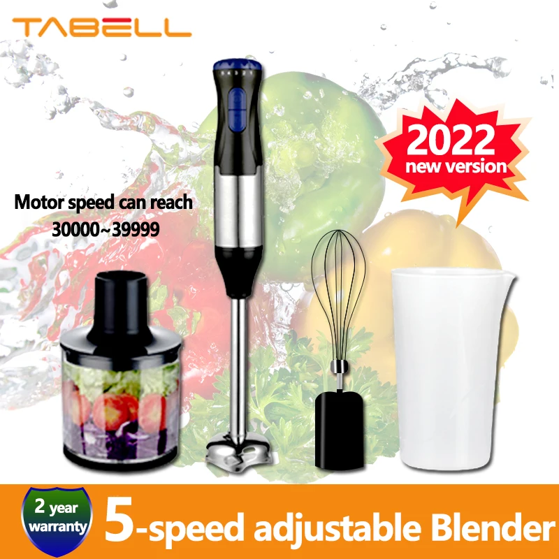 TABELL Blender Electric Food Processors Portable 5 Speeds Meat Mixer Machine Egg Blender Multifunction Juicer Kitchen Appliances