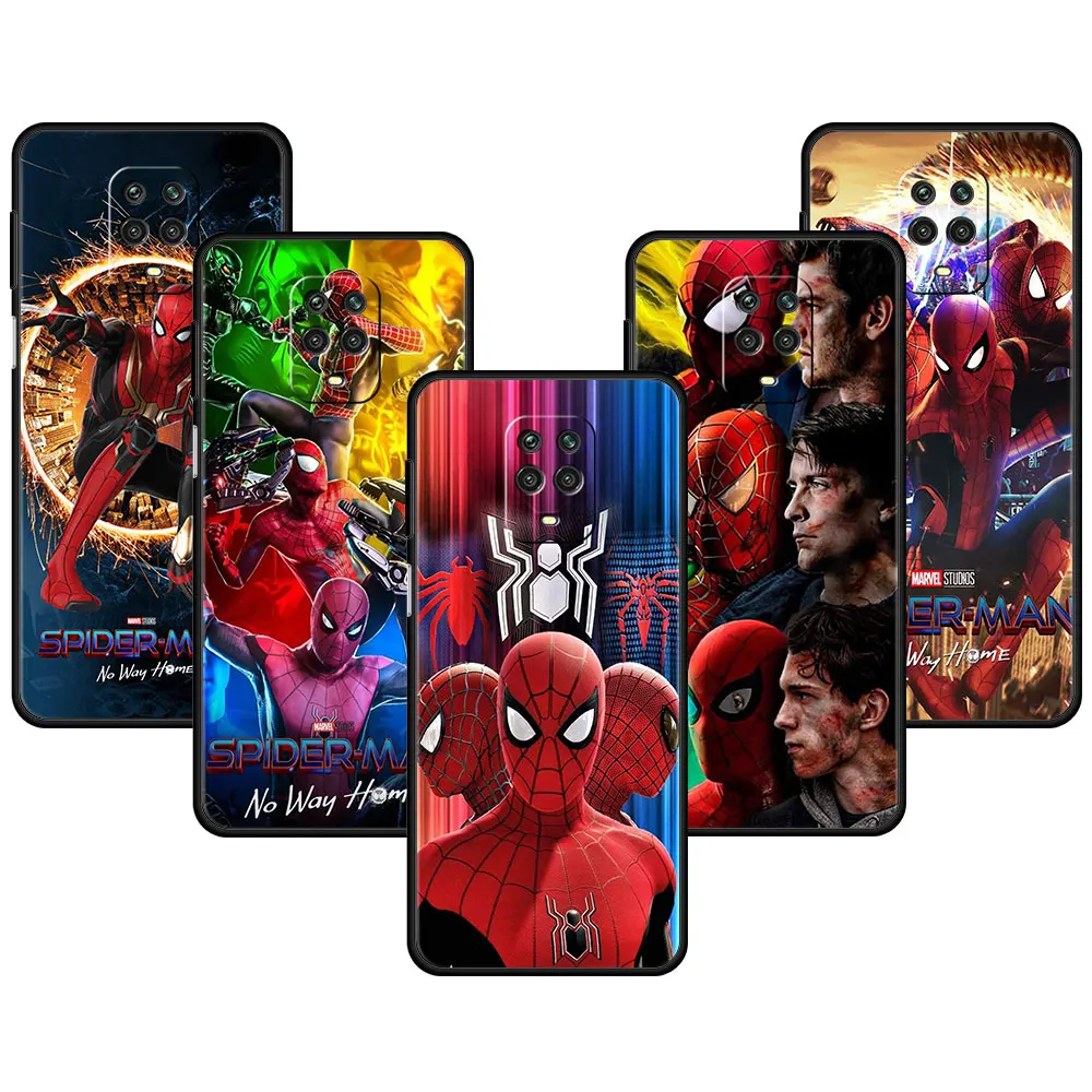 

Celulares Fundas Marvel Spiderman 3 No Way Home Movice For Xiaomi Redmi 10 9A 11 Pro K40 9 9T 9C 7 9S 8 8T K40S 10C Soft