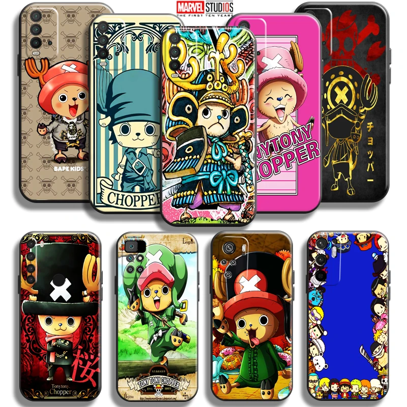 

One Piece Tony Tony Chopper Phone Case For Xiaomi Redmi 9T For Redmi 9T Case Soft Back Coque Carcasa Liquid Silicon Funda