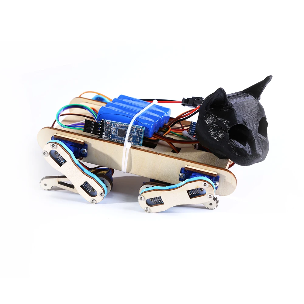 8-DOF Bionic Quadruped ROS Robot Arduino Nano DIY kit Smartphone control Maker open source hardware project programming platform |