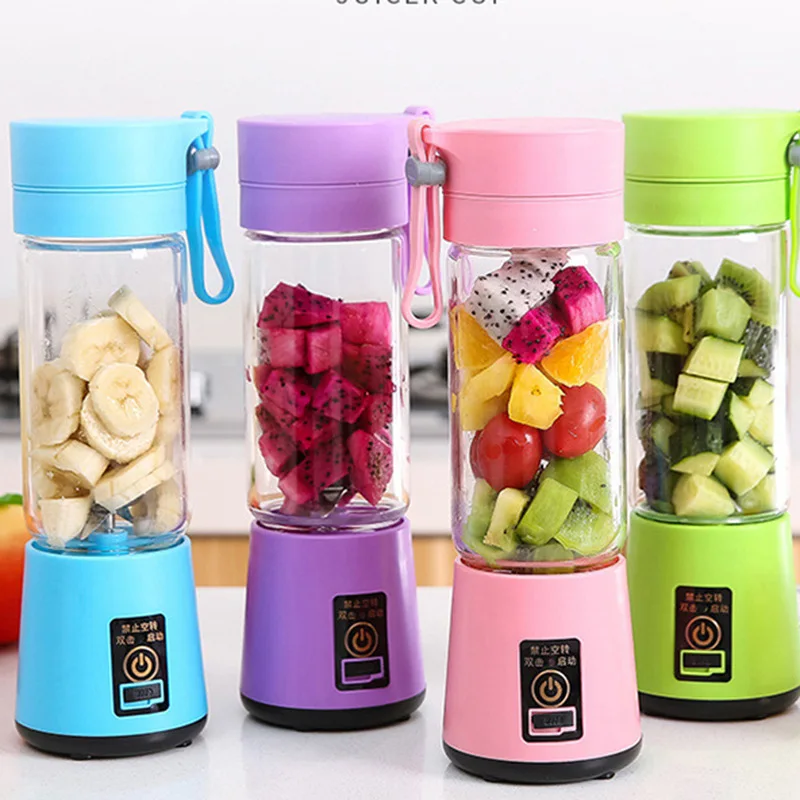 

2022 Mini Electric Juicer Handheld Juice Cup Multifunction Kitchen Gadgets DIY Fruit Milkshake Blender Portable Outdoor Tools