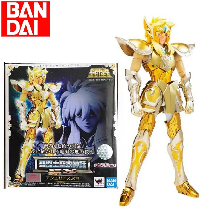 

In Stock Original Bandai Saint Seiya Cloth Myth Gold Action Figure Ex Aquarius Anime Figures Limited Edition Collectible To