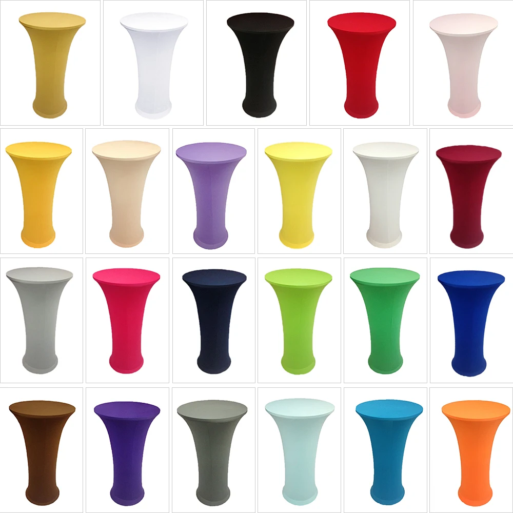 Spandex Bar Table Cloth Hotel Wedding Outdoor Banquet Table 