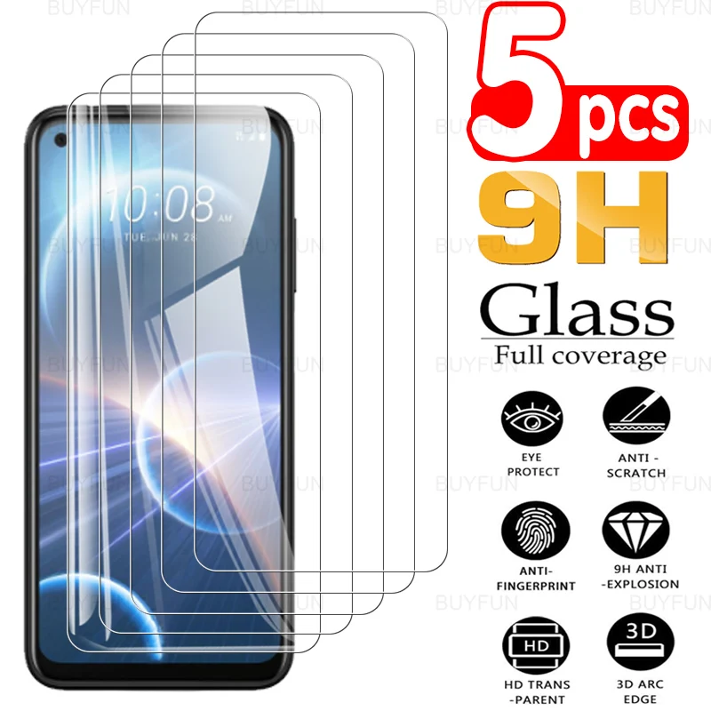 

Переднее стекло для HTC Desire 22 Pro 22Pro 6,6 ''5 шт. полное покрытие HD Закаленное стекло пленка для HTC Desire 22 Pro защитный чехол