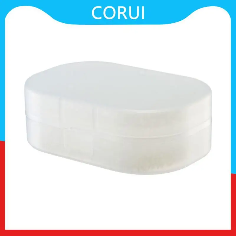 

Compact Design Bathroom Storage Sealed Box Save Soap Soap Box Round Edges And Corners Quick Draining And Drying Soap Case