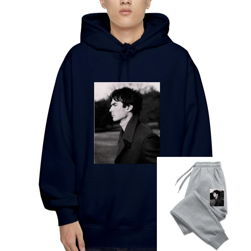 

Женская толстовка с капюшоном и принтом «Дневники вампира»