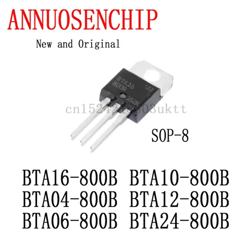 10 шт. интегральные схемы ANNUOSENCHIP BTA16-800B