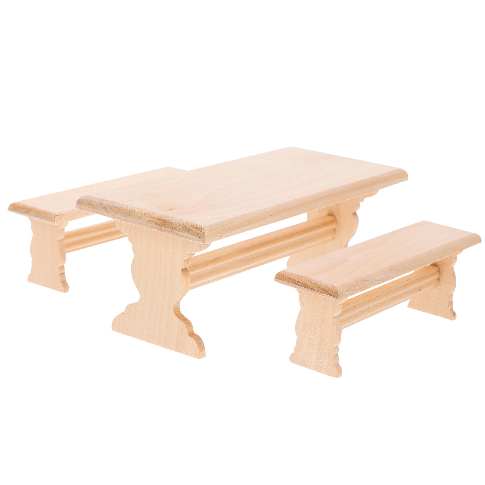 

Миниатюрная модель деревянной мебели для дома, книжный шкаф, аксессуары для стола, скамейка, реквизит для домашнего декора