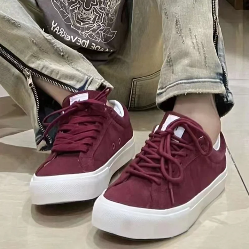 

Кроссовки женские на шнуровке, Вулканизированная подошва, круглый носок, плоская подошва, спортивная обувь, Осень-зима 2022