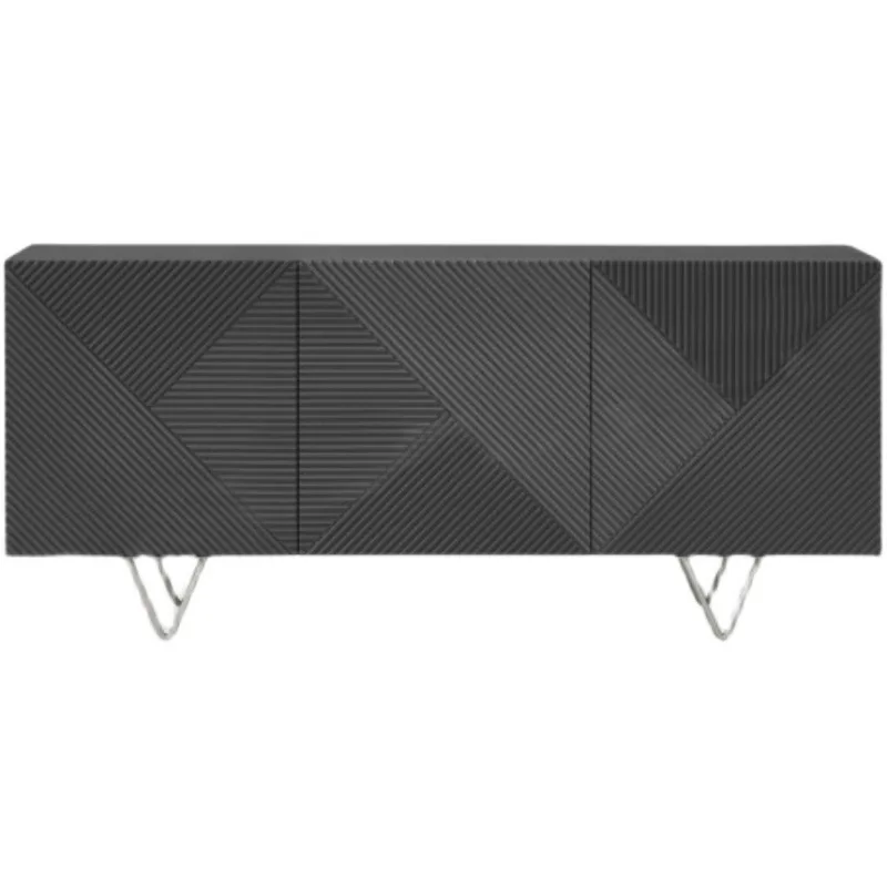 Серо-серый сервант для выпечки лак креативная индивидуальность чайный шкаф в