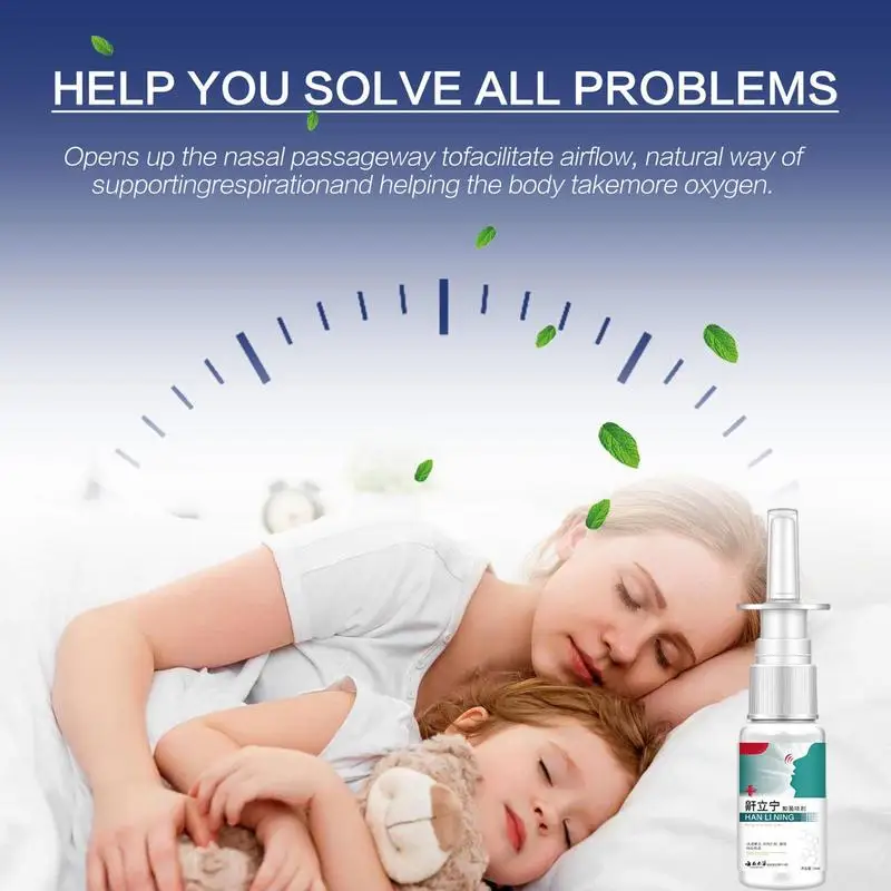 

Nose Moisturizer 20ml Anti Snoring Spray | Natural Nasal Spray Anti Snoring Devices Breathing Aids Snoring Solution Helps