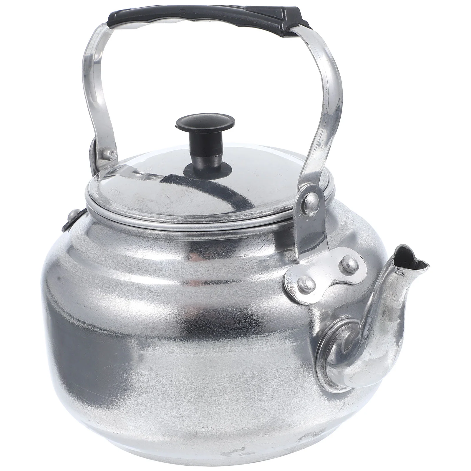Metal Water Jug Whistling Pot Cover Water Boiling Pot Whistling Water Kettle Aluminum Alloy Camping Kettle