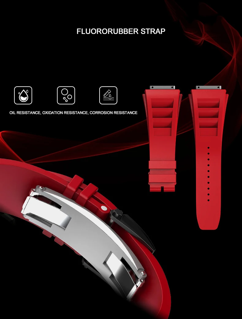 CRONUSART Мужские автоматические часы Роскошные механические наручные Tonneau Корпус из