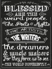 Благословенный re The Werd People Vntge Metl Sgns 8x12 nch