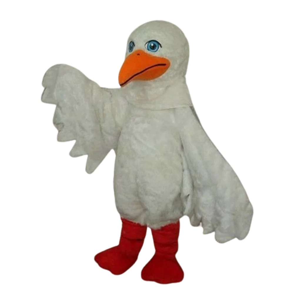 Талисман в виде чайки костюм пушистые костюмы Мультяшные животные косплей