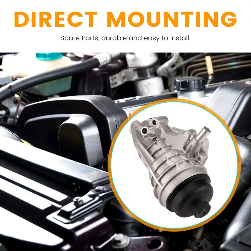 Корпус масляного радиатора двигателя для Mercedes Benz A205 C117 W117 R172 W246 W176 X156 GLA200 2701800810