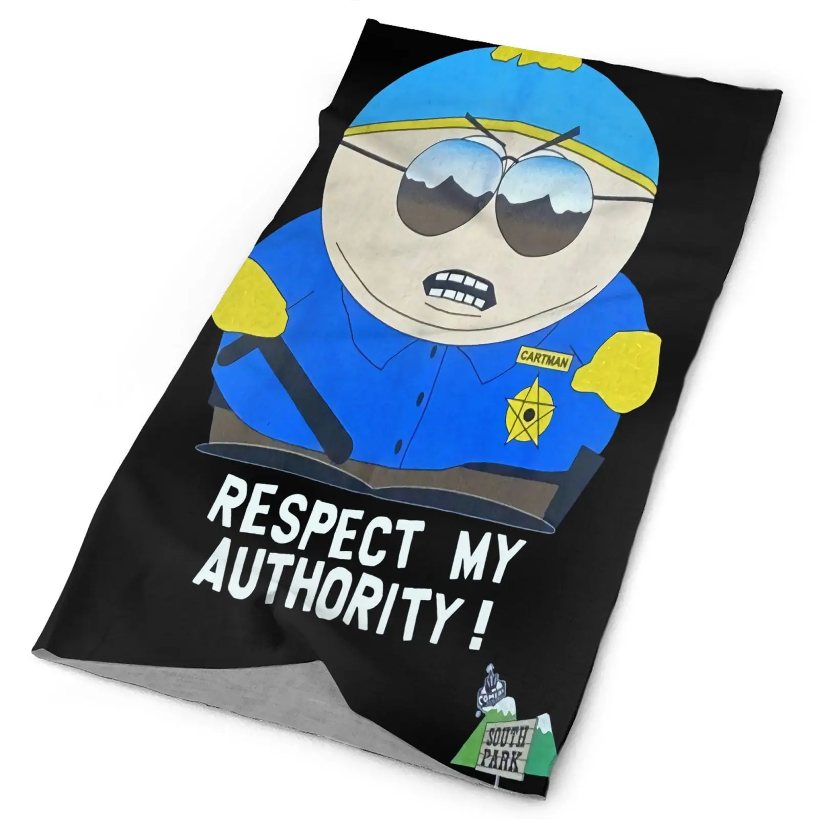 

Cartman Respect My Authority 90S South Men's Bandana Face Mask Bicycle Accessories Tactical Tourism Mask Face Mask Snood Scarf