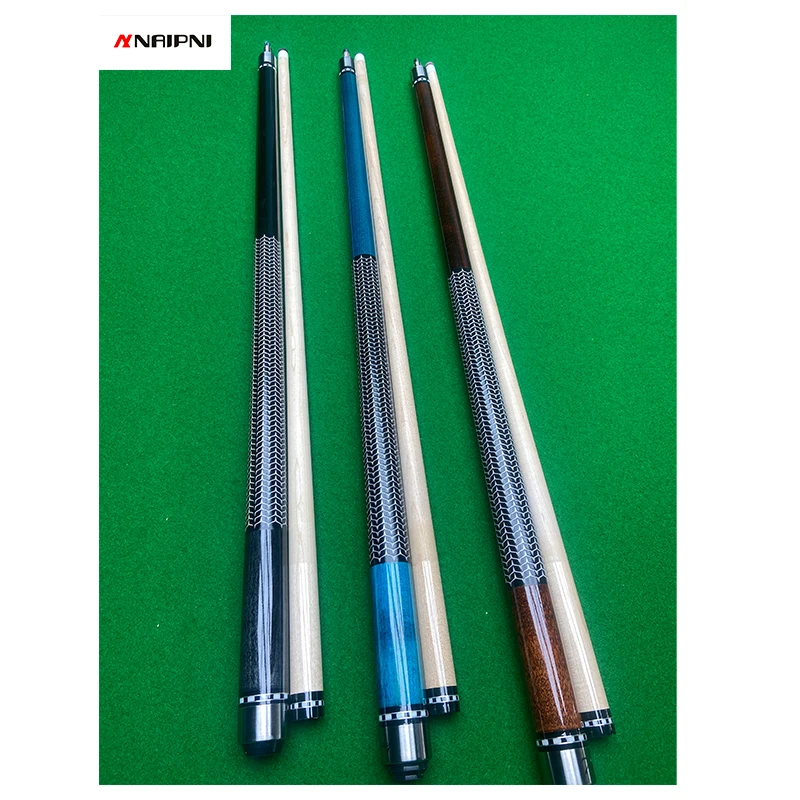

Center Joint 18oz-20oz Blue Color Maple Wood Billiard Pool Cue Sticks