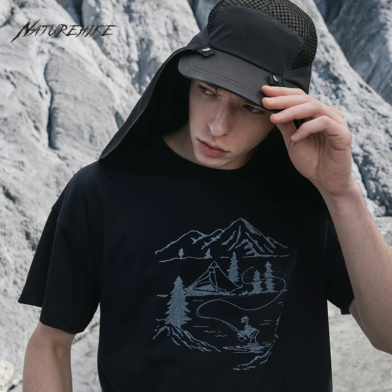 Naturehike мужские футболки для пешего туризма альпинизма кемпинга быстросохнущая